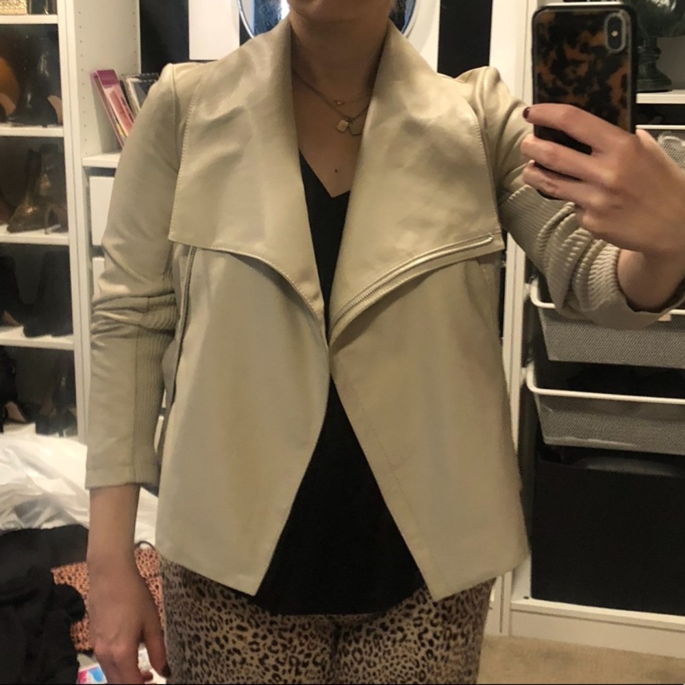 B B Dakota faux leather jacket